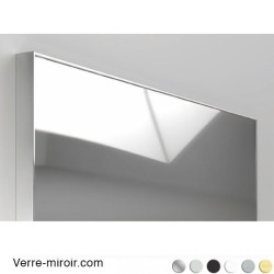 Profil cadre miroir épuré inox brossé 2