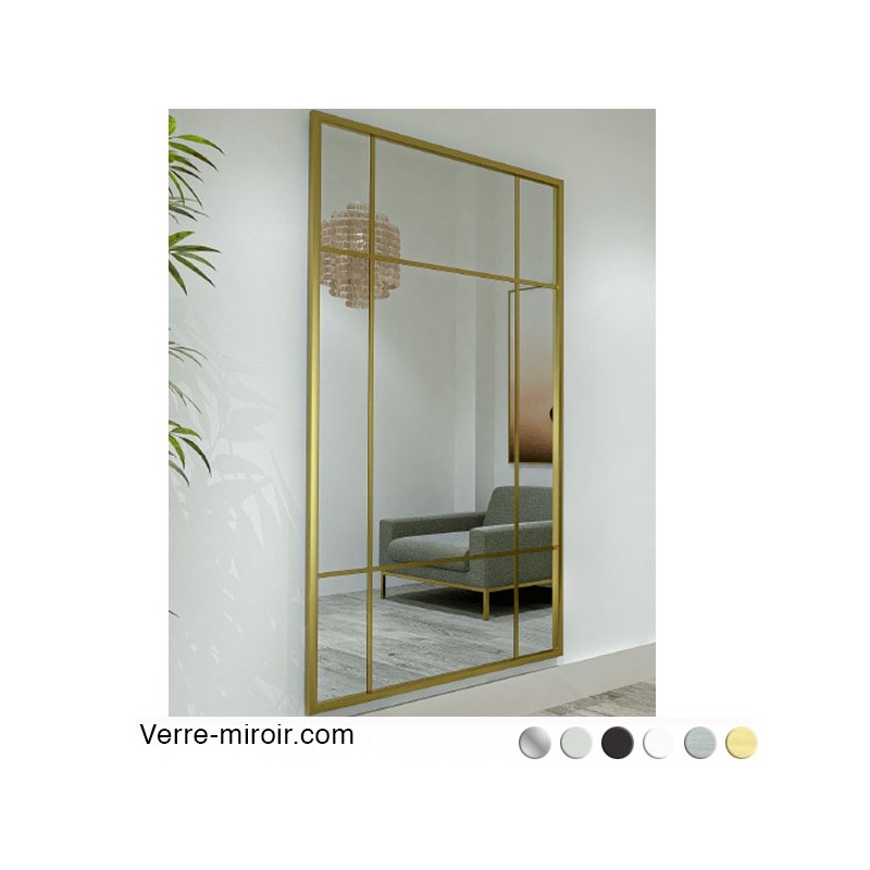 Miroir encadrement laiton profil MT803 et MT15