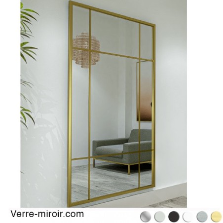 Miroir encadrement laiton profil MT803 et MT15