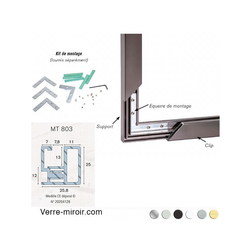Profil d’encadrement pour miroir MT803
