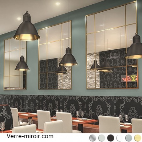 Profil encadrement miroir laiton MT804