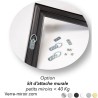 Kit fixation murale pour profil MT803 et MT804