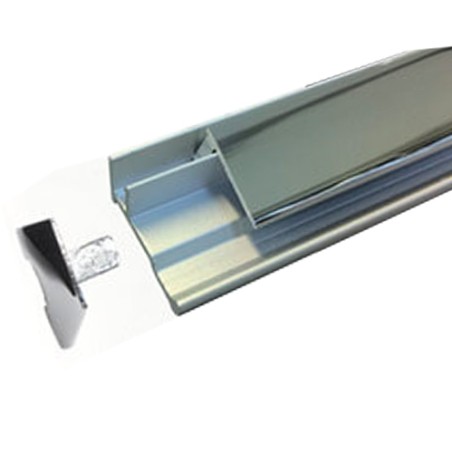 Profil R802 chromé brillant clipper diffusion