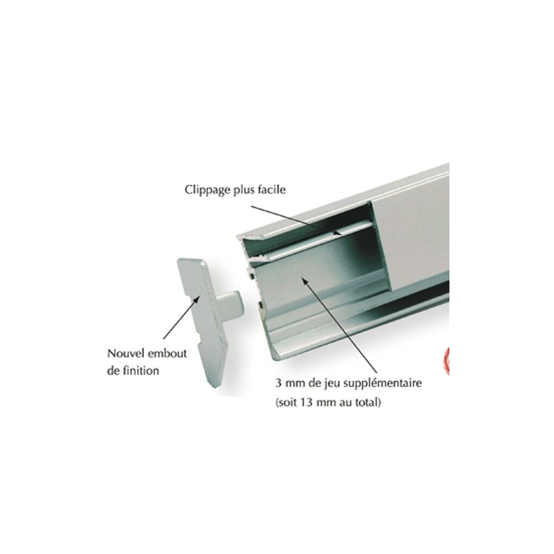Profilé R802 clipper diffusion
