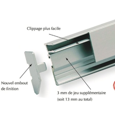 Profilé R802 clipper diffusion