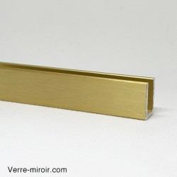 Profilé douche laiton brossé éco
