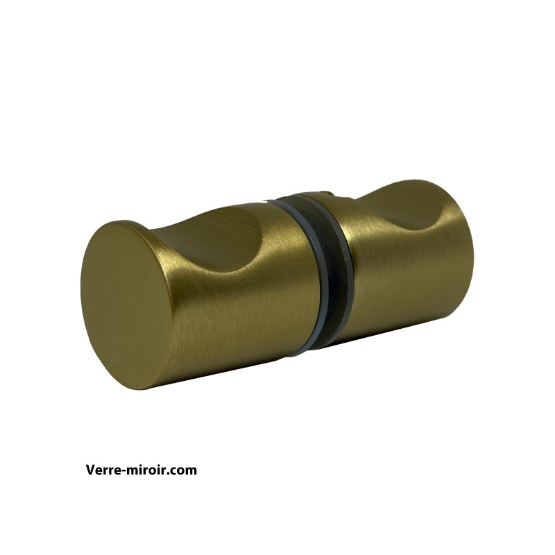 Poignée porte douche bronze brosse