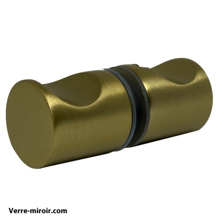 Poignée porte douche bronze brosse