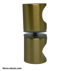 Poignée porte douche bronze brosse 2