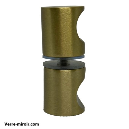 Poignée porte douche bronze brosse 1