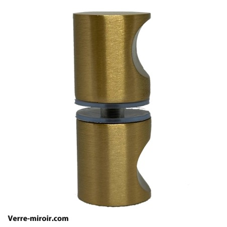 Poignée porte douche laiton brosse 1