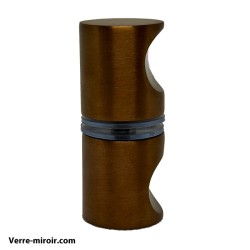 Poignée porte douche cuivre brosse 2