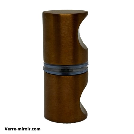 Poignée porte douche cuivre brosse 1