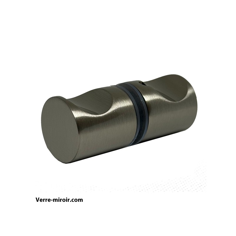Poignée porte douche inox brosse