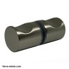 Poignée porte douche inox brosse