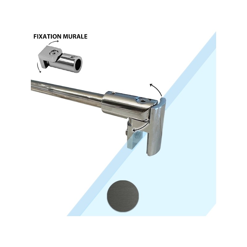 Barre de Renfort Paroi Douche Canon Fusil réglable 