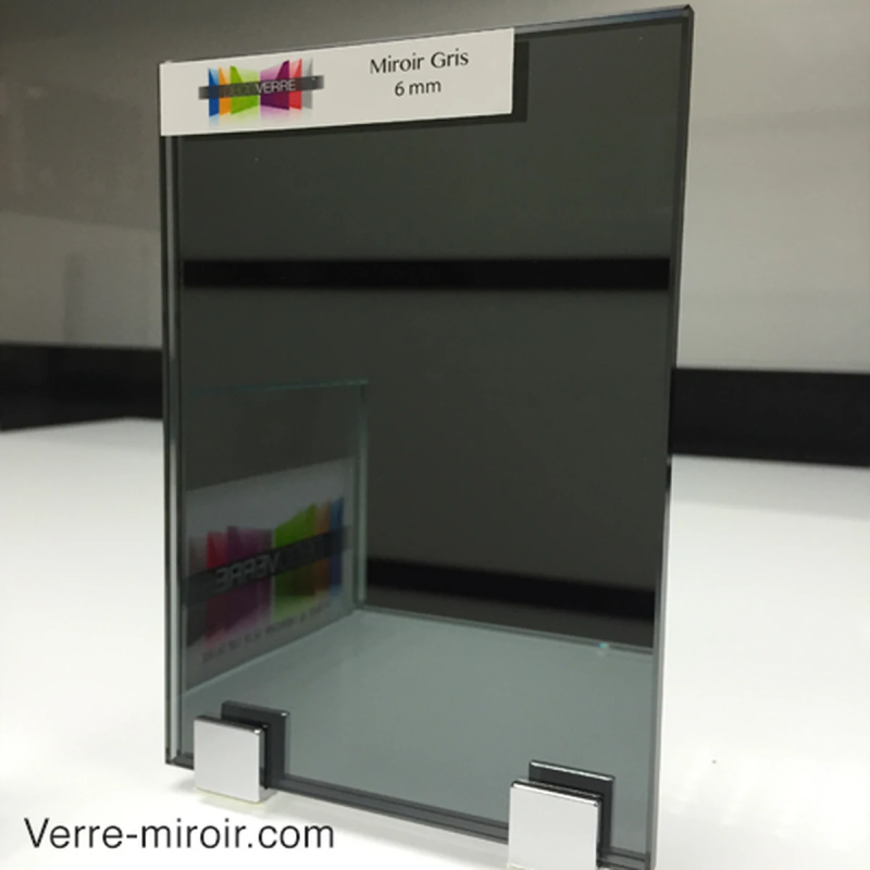 Miroir Gris sur mesure | Verre-Miroir.com - Prix dès 105 € / m² en 48h