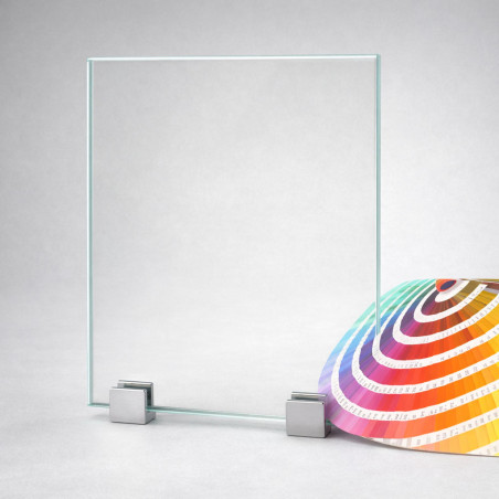 Verre laqué clair sur mesure