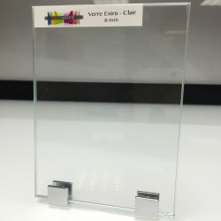Verre extra clair sur mesure
