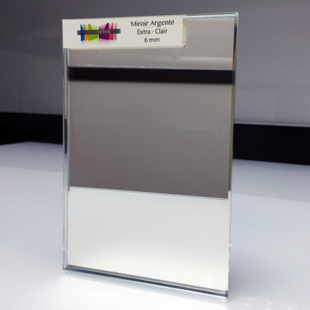 Miroir argenté extra-clair