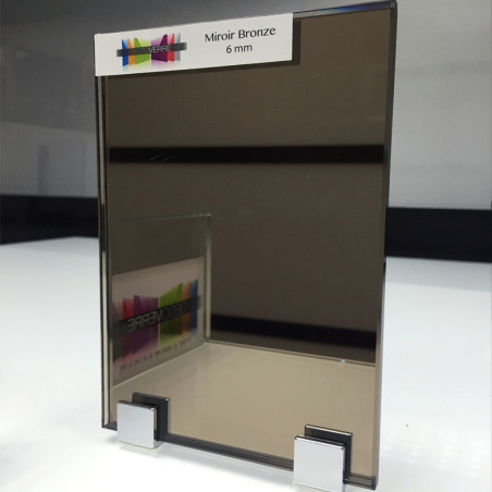 Miroir bronze sur mesure