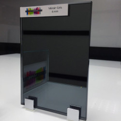 Miroir gris sur mesure