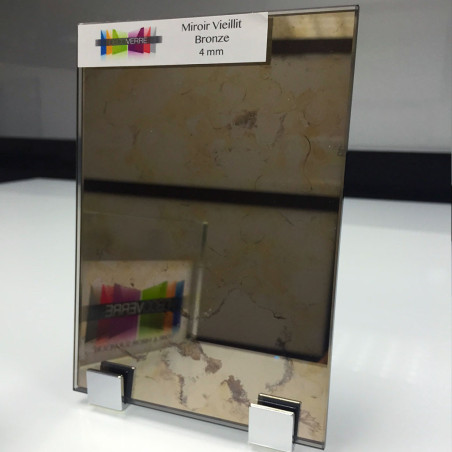 Miroir vieilli bronze sur mesure
