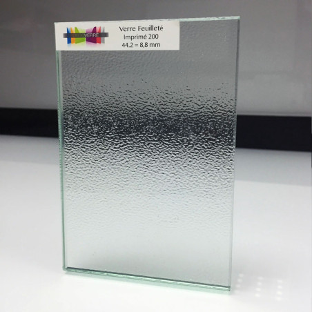 Verre feuilleté imprimé 200