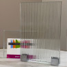 Verre estriado sur mesure