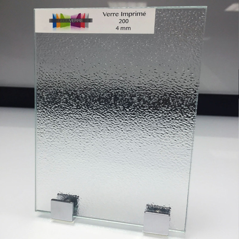 Verre imprimé 200 sur mesure