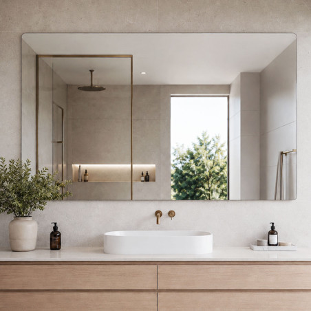 Miroir salle de bain sur mesure