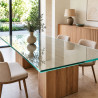 Plateau en verre sur mesure