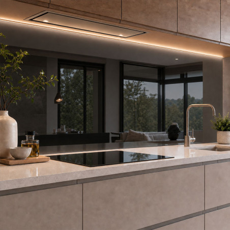 Crédence miroir gris sur mesure