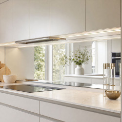 Crédence miroir argenté sur mesure