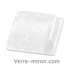 Pastilles adhésives anti-dérapante carrée pour verre