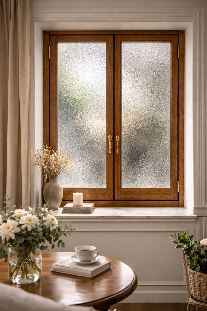 Verre imprimé 200 sur mesure — motif granité diffusant