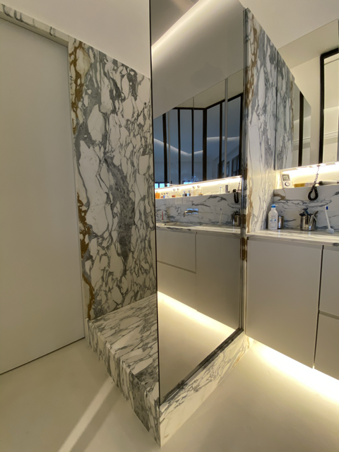 Miroir Mirastar sur mesure — rendu miroir haut de gamme pour agencement et décoration