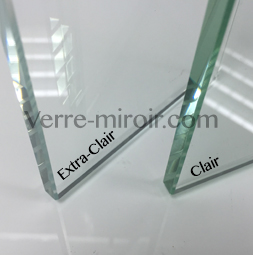 Différence entre verre extra clair et verre clair