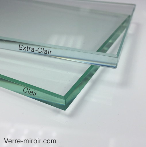 Différence entre verre extra clair et verre clair