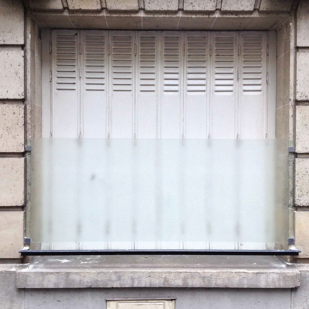 Protection de fenêtre en verre feuilleté imprimé 200 sur mesure — décor imprimé, intimité et verre de sécurité